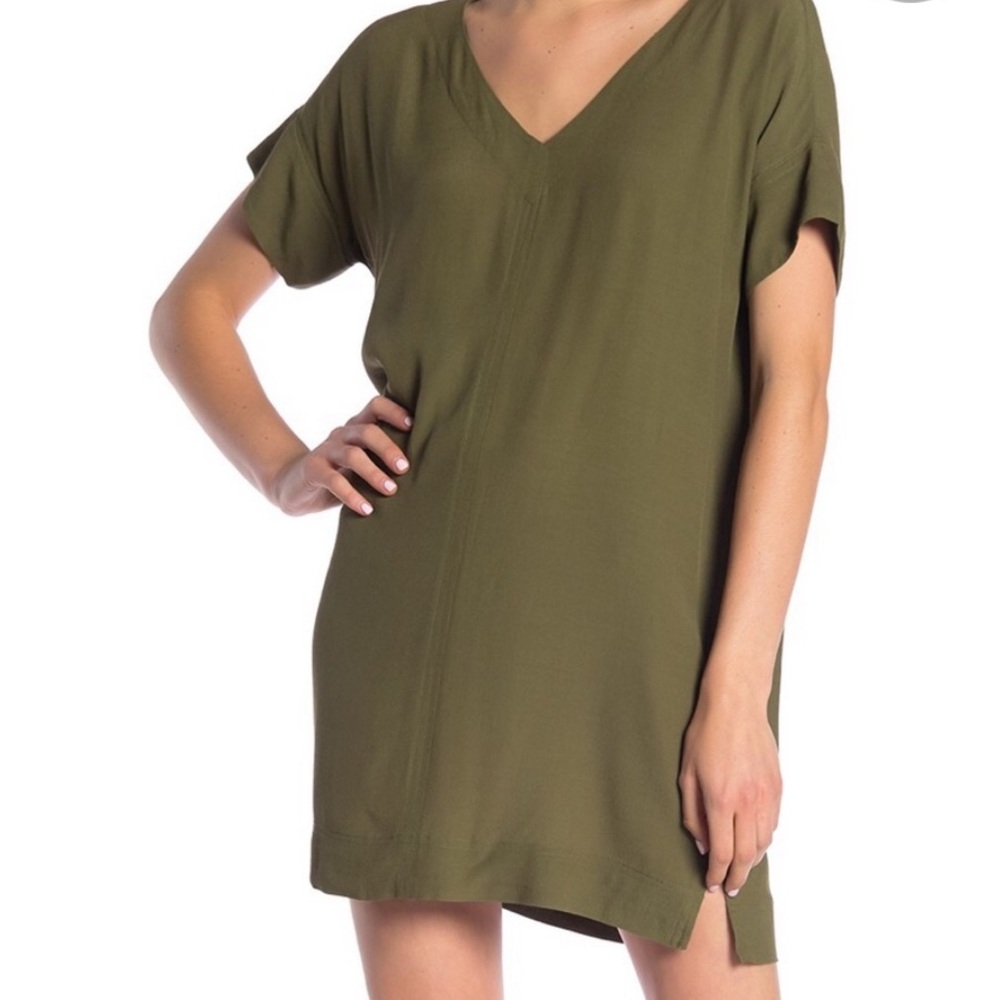 Dark Green Madewell Shift Dress